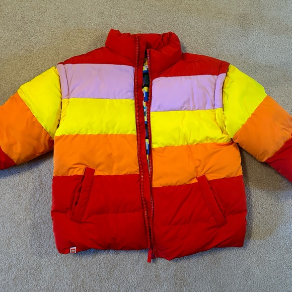 Women’s Color block Puffer Jacket - Picture 3 of 3